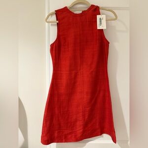 Julia Amory mini Jane Dress Red Sheath Mini Dress NWT